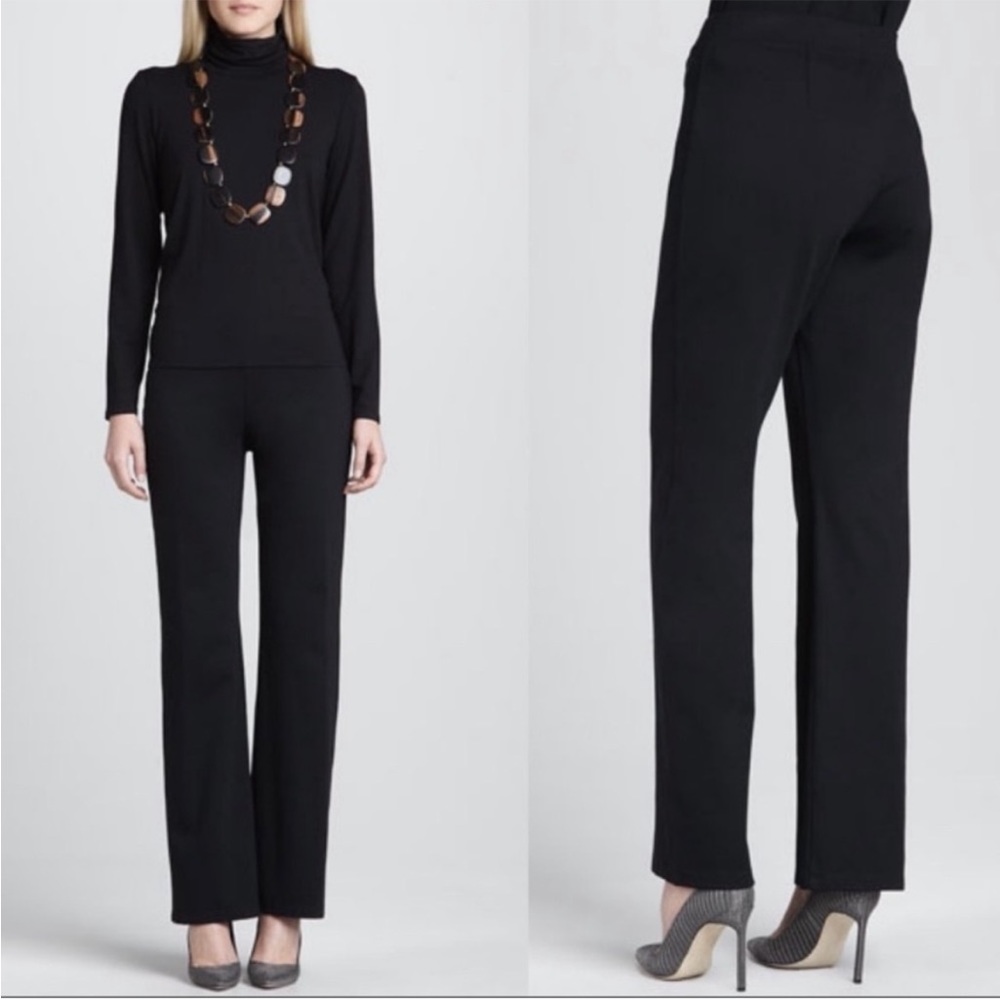 Eileen Fisher Slim Heavyweight Rayon Knit Pant A20‎